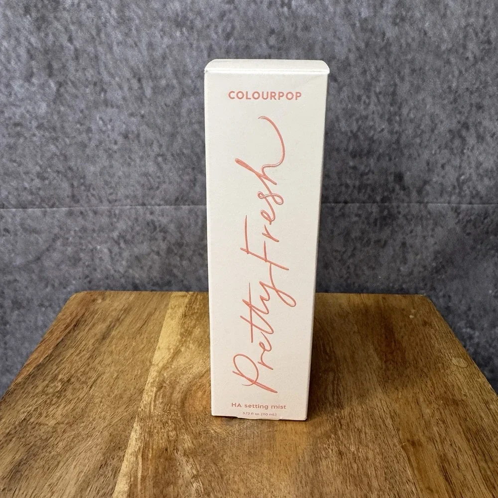 New ColourPop Pretty Fresh Setting Mist Hyaluronic Acid and Coconut